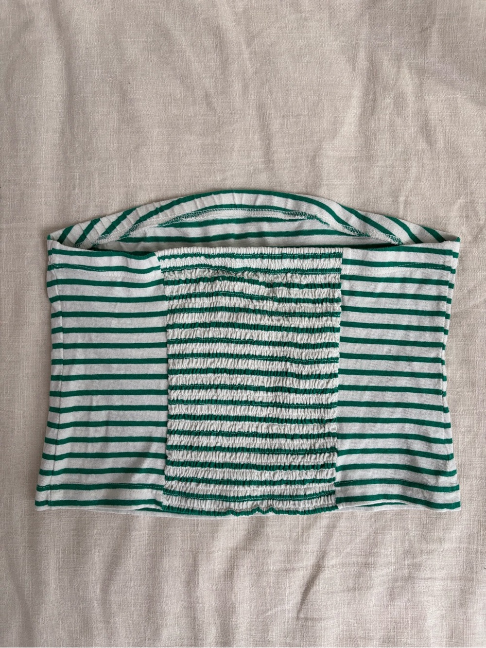 Free People Sailor Tube set in size Medium in Green and White - Picture 4 of 7